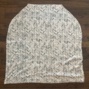 Copper Pearl Baby Nursing Breastfeeding Cover Wrap Car Seat Canopy Gray Alta EUC
